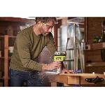 Defonceuse - Affleureuse RYOBI - Affleureuse a bois 18V ONE+ - 30 000 tr/min - pince 6 mm - Avec 1 pince de 6 mm. 1 meche de coupe. clé. guide - RTR18-0