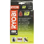 RYOBI - Assortiment 10 abrasifs auto-agrippants 140x100 pour ponceuse triangulaire R18PS-0 - SCS10A1