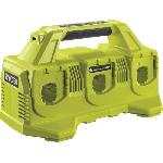 RYOBI - Chargeur sequentiel lithium 18V ONE+ 6 ports - Disponible - RC18640