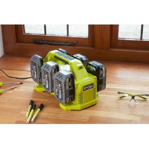 Chargeur Pour Machine Outil RYOBI - Chargeur sequentiel lithium 18V ONE+ 6 ports - Disponible - RC18640