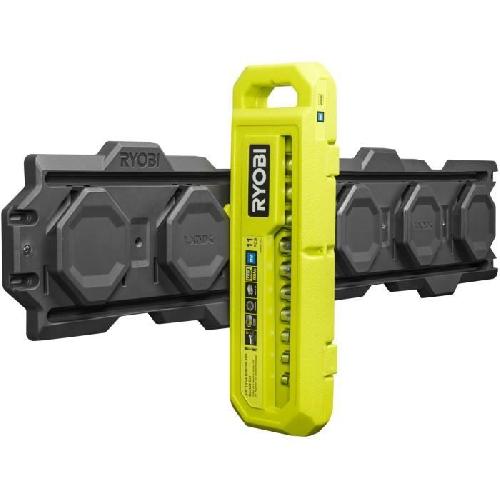 Cle A Fourche - Cle Plate RYOBI - Coffret 1 clé 90 dents (angle de reprise 4°) et 10 douilles 3/8'' (de 8 a 17 mm) - Compatible Ryobi LINK - RHRS11PC