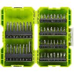 RYOBI - Coffret empilable 48 accessoires de vissage - 32 embouts 25 mm + 15 embouts 50 mm SL - PH - PZ - HEX - T - RAK48SSD