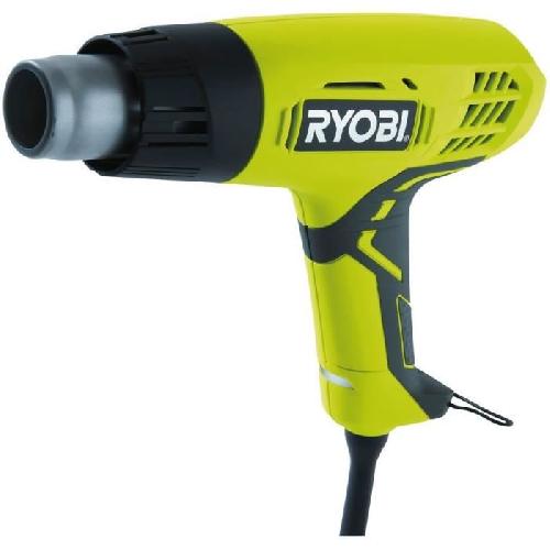 Decapeur RYOBI - Decapeur thermique 2 000 W - 2 temperatures 400 - 600oC - 2 positions de debit d'air - Livre avec 2 buses - EHG2000