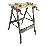 RYOBI - Etabli pliable table bambou 605 x 625 x 755 mm - 6 kg - Livré avec 4 mors et 1 clé de service - RWB01