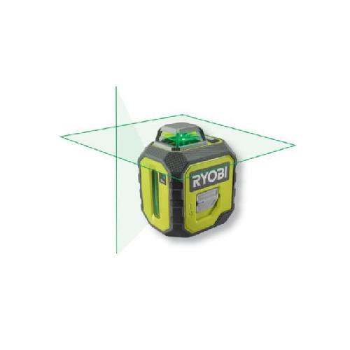 Longueur (telemetre - Laser Mesureur) RYOBI - Laser 360o vert - portee 25 m - precision +-- 0.5 mm - Livre avec une canne telescopique. une pochette. 4 piles - RB360GLL-K