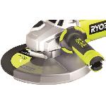 Meuleuse RYOBI - Meuleuse d'angle 2 000 W 230mm - poignée 180° - coffret antichocs + coffret. disque métal 230mm & clé de service - EAG2000RS