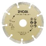 Meuleuse RYOBI - Meuleuse d'angle 800 W diam. 125 mm - 12 000 tr/min + sac. disque diamant 125 mm & clé de service - RAG800-125SD1