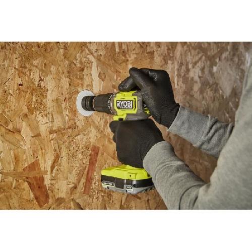 Perceuse RYOBI - Perceuse-visseuse a percussion BRUSHLESS 18V ONE+ 54 Nm - 2 batteries 4 & 2 Ah. chargeur & sac de transport - RPD18BL1-2C42S