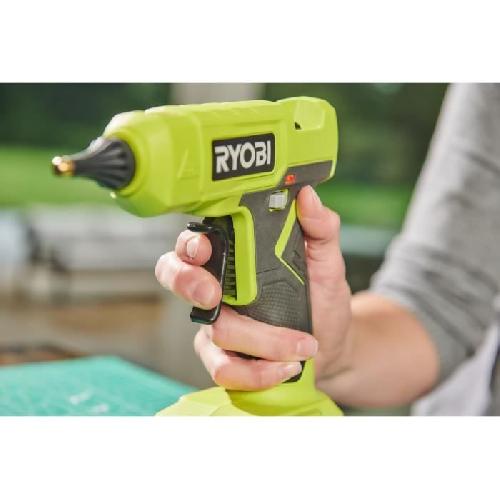 Pistolet A Colle RYOBI - Pistolet a colle 18V ONE+ - chauffe en 3 min - indicateur de chauffe - diam. batons 12 mm - Avec 3 de colle - RGLU18-0