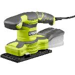 RYOBI - Ponceuse vibrante 1-3 de feuille 280 W - 7 000-13 000 osc-min - Livree en sac de transport avec 30 abrasifs - RSS280-SA30