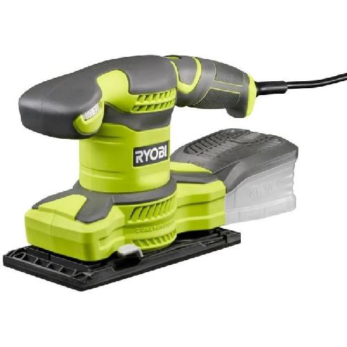 Ponceuse - Polisseuse RYOBI - Ponceuse vibrante 1/3 de feuille 280 W - 7 000-13 000 osc/min - Livrée en sac de transport avec 30 abrasifs - RSS280-SA30