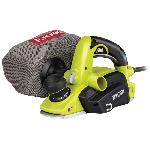 RYOBI - Rabot 600 W - largeur 82 mm - profondeur 1.5 mm - feuillure de 0-8 mm - Livre avec 2 fers reversibles - EPN6082CHG