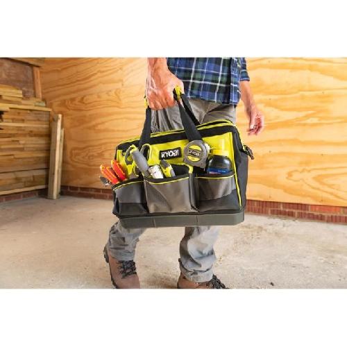 Sac - Sacoche - Sac A Dos Porte-outils RYOBI - Sac avec fond renforce 38 x 29 x 20.5 cm pour 1 ou 2 outils - RSSSTB1