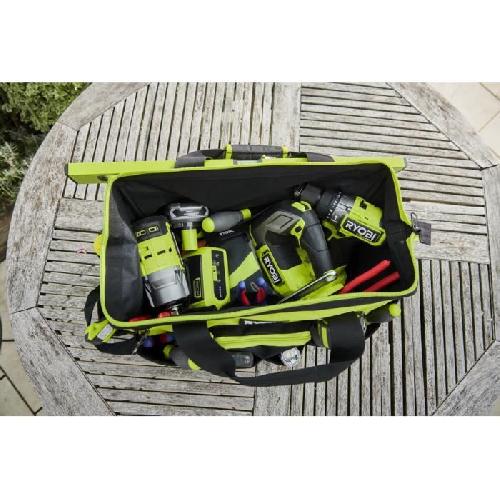 Sac - Sacoche - Sac A Dos Porte-outils RYOBI - Sac avec fond renforce 46 x 26 x 29 cm pour 3 ou 4 outils - RSSMTB1