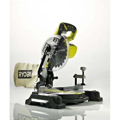 Scie Electrique RYOBI - Scie a onglets 18V ONE+ - diam. 190 mm x 16 mm - capacité 45 x 108 mm a 90° - Livrée avec 1 lame 24 dents - EMS190DC