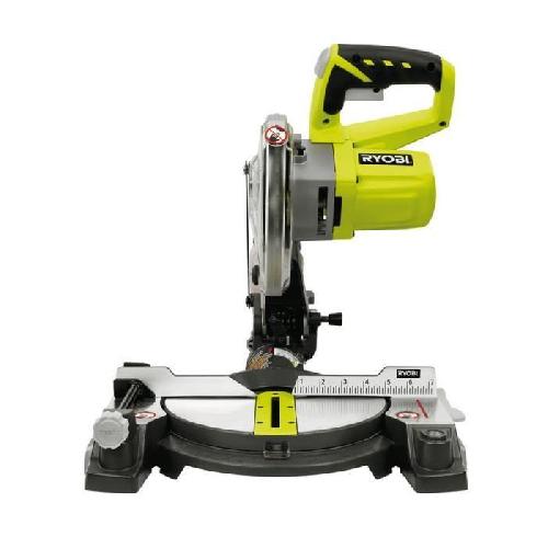 Scie Electrique RYOBI - Scie a onglets 18V ONE+ - diam. 190 mm x 16 mm - capacité 45 x 108 mm a 90° - Livrée avec 1 lame 24 dents - EMS190DC