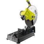 RYOBI - Tronconneuse a metaux 2 300 W - disque 355 mm - etau rapide + disque a tronconner 355 mm alesage 25.4 mm - ECO2335HG