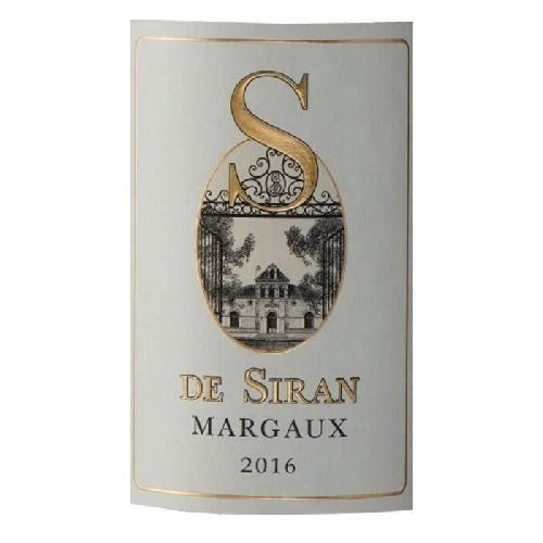 Vin Rouge S De Siran 2019 Margaux - Vin rouge de Bordeaux