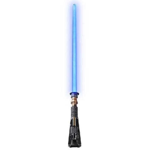 Figurine Miniature - Personnage Miniature Sabre laser d'Obi-Wan Kenobi Force FX Elite avec LED et effets sonores. article de cosplay pour adultes. Star Wars The Black Series.