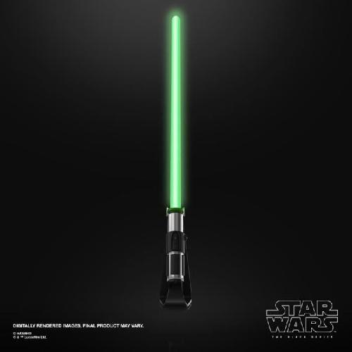 Figurine Miniature - Personnage Miniature Sabre Laser electroniquede Yoda Premium Force FX Elite. Article de Cosplay pour Adultes. Star Wars The Black Series