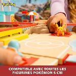 Figurine Miniature - Personnage Miniature Sac a dos - BANDAI - Pokémon du dresseur Theme Plage - S'ouvre et devient une super arene