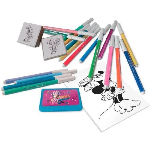 Jeu De Tampon Sac a dos garni - MULTIPRINT - 24866 - 4 tampons Minnie