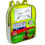 Sac a dos garni - MULTIPRINT - 24895 - 4 tampons Les Chevaux