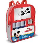 Sac a dos garni - MULTIPRINT - 24945 - 4 tampons Mickey