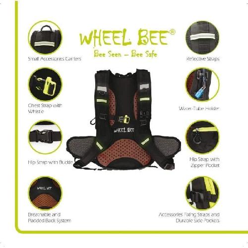 Sac A Dos Technique Sac a dos - Vélo - SCHILDKRÖT - LED + Port USB + Sortie écouteurs inclus