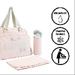 Sac A Langer Sac a langer BABY ON BOARD SIMPLY BABYBAG - Rose