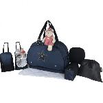 Sac A Langer Sac a langer Week End BABY ON BOARD - Modele Team Moonlight - Grand format évolutif multifonction