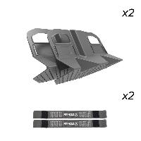 Sacs et Bagagerie Auto Pack Sidekick Gris - 2 Sidekick + 2 Sangles Combi - Stayhold
