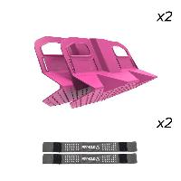 Sacs et Bagagerie Auto Pack Sidekick Rose - 2 Sidekick + 2 Sangles Combi - Stayhold