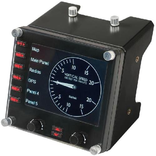 Joystick - Manette - Volant Pc SAITEK BY LOGITECH Pro Flight Instrument Panel