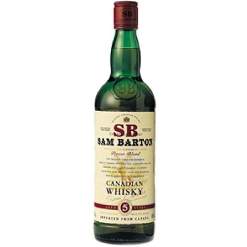 Whisky Bourbon Scotch Sam Barton - 5 ans - Whisky Canadien - 40% - 100 cl