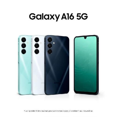 Smartphone Samsung Galaxy A16 5G Smartphone 128Go Bleu nuit