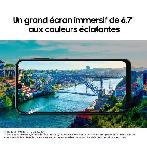 Smartphone SAMSUNG Galaxy A16 Smartphone 128Go Bleu nuit