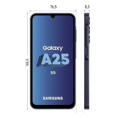 Smartphone SAMSUNG Galaxy A25 5G Smartphone 128Go Bleu nuit