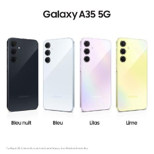 Smartphone Samsung Galaxy A35 Smartphone 128 Go 5G Bleu