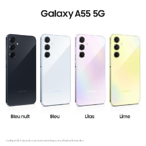 Smartphone Samsung Galaxy A55 Smartphone 128 Go 5G Bleu