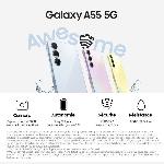 Smartphone Samsung Galaxy A55 Smartphone 128 Go 5G Bleu