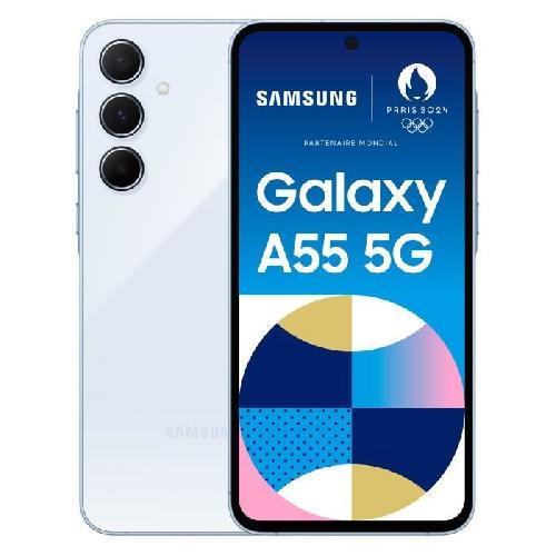 Smartphone Samsung Galaxy A55 Smartphone 128 Go 5G Bleu