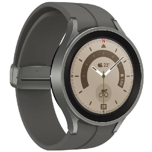 Montre Bluetooth - Montre Connectee - Montre Intelligente SAMSUNG Galaxy Watch5 Pro Titanium 45mm Bluetooth
