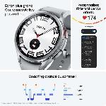 Montre Bluetooth - Montre Connectee - Montre Intelligente SAMSUNG Galaxy Watch6 Classic 43mm Argent 4G