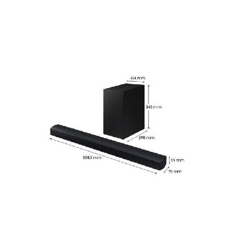 Barre De Son SAMSUNG HW-C450 - Barre de son 2.1ch - 300W - Bluetooth - DTS Virtual:X - Caisson de basse sans fil - Bass Boost