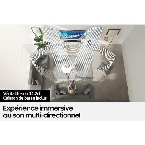 Barre De Son SAMSUNG HW-Q600C - Barre de son 3.1.2ch - Dolby Atmos DTS:X - Bluetooth - Caisson de basse sans fil - Son immersif
