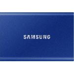 SAMSUNG - SSD externe - T7 Bleu - 1To - USB Type C (MU-PC1T0H/WW)