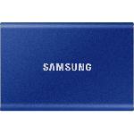 Disque Dur Ssd Externe SAMSUNG SSD Externe T7 Bleu 2 To MU-PC2T0H-WW
