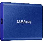 Disque Dur Ssd Externe SAMSUNG SSD Externe T7 Bleu 2 To MU-PC2T0H-WW