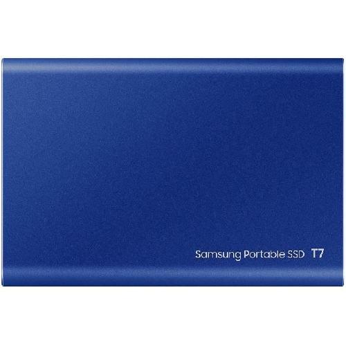 Disque Dur Ssd Externe SAMSUNG SSD Externe T7 Bleu 2 To MU-PC2T0H-WW